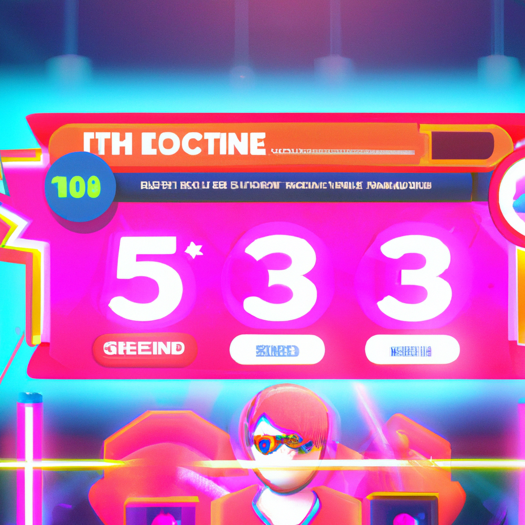 PulsePlay hero - stylized arcade screen with leaderboard and avatars